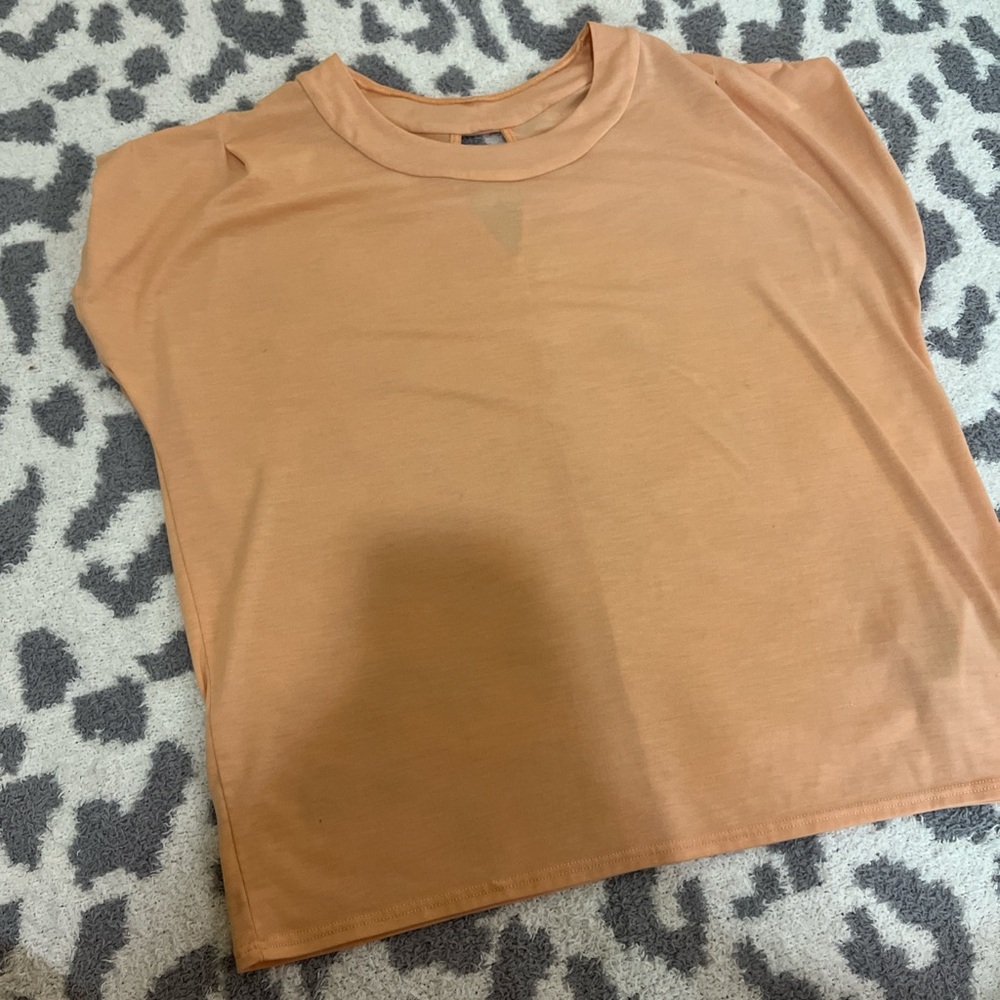 Athleta Girl Orange Flowy Top